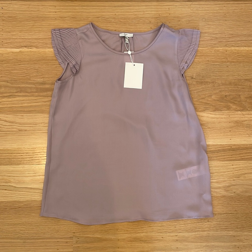 Joie NWT lavender silk blouse, size xs